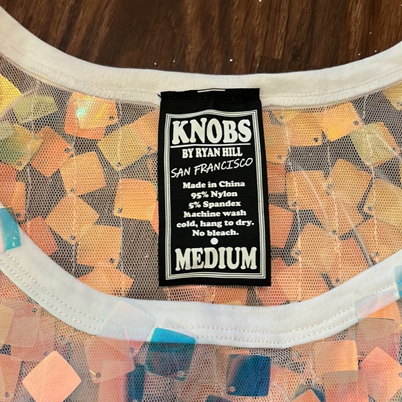Knobs by Ryan Hill mesh scale iridescent tank (medium) - Picture 3 of 3